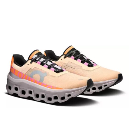 On Women's Cloudmonster Shoes-Color: Blonde - Picture 5 of 5